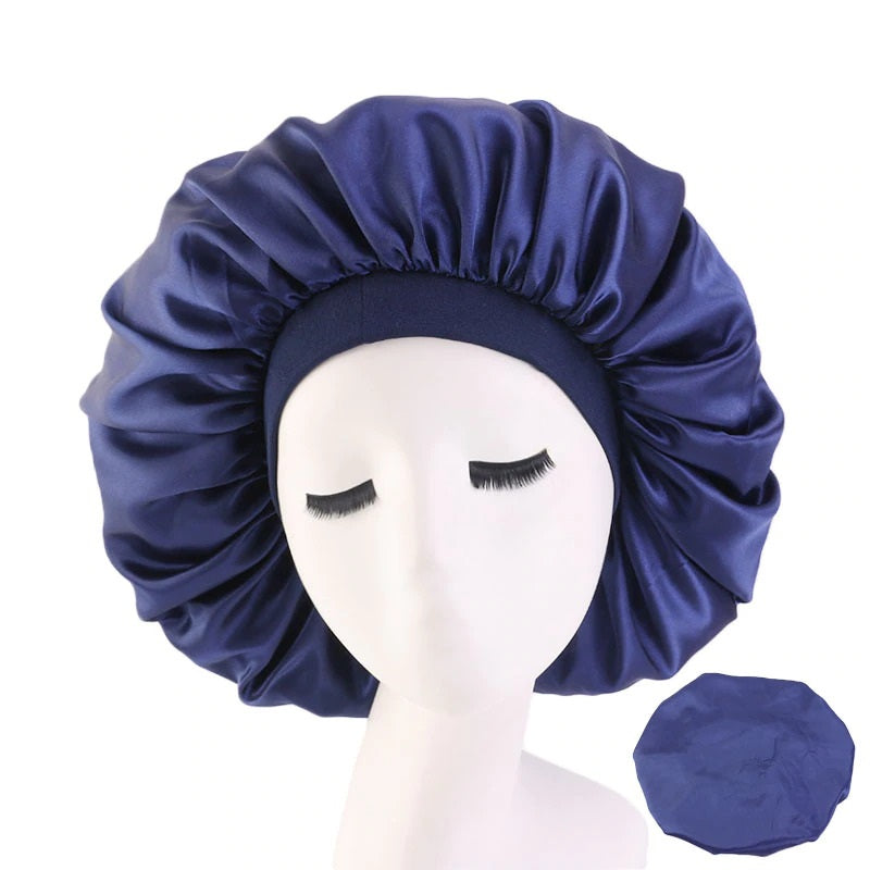 Bonnet de Nuit Bleu Pour Femme