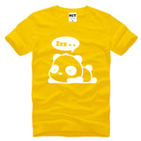 Panda Zzz Sleeping Bubble Cartoon Creative Mens Men T Shirt T-shirt 2016 New Short Sleeve O Neck Cotton Casual Tshirt Tee - Sommeil-optimal®